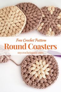 Crochet Round Coasters