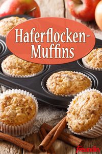 Haferflocken sind super gesund und lecker. Grund genug, um schnell diese einfache Muffin-Variante zu probieren