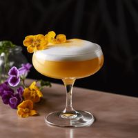 The Yolanda cocktail is a delightful balance of sweet, sour, and fruity flavors. The tangy citrus notes are complemented by the rich sweetness of the liqueurs, while the hint of floral undertones adds a touch of sophistication. The finish is smooth and refreshing, with a subtle kick from the alcohol.