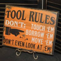 dads garage rules signs - Google Search