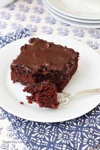 Chocolate Buttermilk Sheet Cake Recipe - This deliciously moist chocolate cake with poured chocolate icing is a family all time favorite. Chocolate Dessert. Old Fashioned Chocolate Cake Recipe.