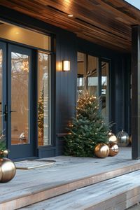 Discover the perfect blend of rustic and festive with these 50+ farmhouse Christmas porch decor ideas. Learn how to create a welcoming entryway with natural greenery, wooden accents, and twinkling lights.