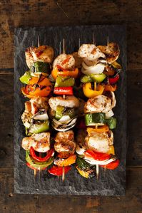 You can make these Quick and Easy Teriyaki Chicken Kabobs on the Grill with items you probably already have in your pantry! And truly, they are delicious! Get the recipe at 31Daily.com #kabobs #BBQ #grilling #chicken #teriyaki #31Daily