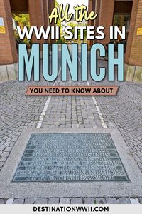 All the Munich WWII Sites You Need to Know About for your next trip to Bavaria, Germany. Museums, monuments, memorials on topics like Hitler and the Nazi Party, the White Rose and other resistance movements, Dachau concentration camp, and so much more World War II history.