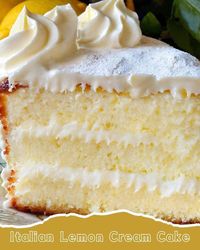 Chef Bobby Flay | Italian Lemon Cream Cake | Facebook