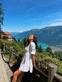 Top of Interlaken on a beautiful summer day in Switzerland 🤍