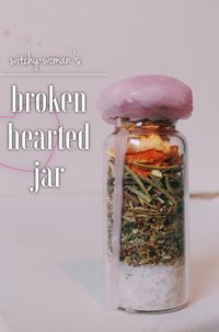 Hi, cuties! Today’s jar is something that is all about moving on, letting go, and healing! I know we have all suffered a broken heart before, so I made a little something special to help! First, I...