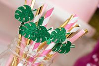 NEEEEEEEEDDDDD  https://www.etsy.com/listing/565559051/monstera-straws-banana-leaf-party-straws