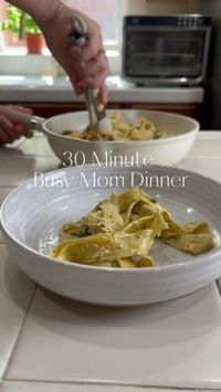 Creamy Pesto Chicken Pasta comes together in just 30 minutes! Comment PASTA and I’ll send you the recipe or you can get the recipe on my website https://stokedathome.com/creamy-pesto-chicken-pasta/ #30minutemeals