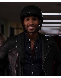 Zion TV-Series Ginny & Georgia 2021 Nathan Mitchell Black Leather Jacket