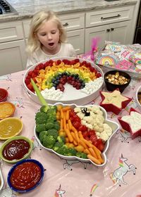 Unicorn Magic Birthday Spread by The BakerMama