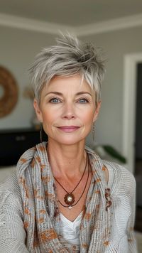 Ready to enhance your style? Check out why women over 60 are choosing these 25 short hairstyles for 2024. Save this pin and click the link to discover more chic haircut ideas.