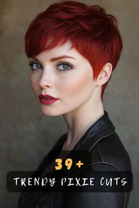 Discover 39 trendy pixie haircuts perfect for a fresh new look. ✂️✨ These stylish cuts offer chic simplicity, easy maintenance, and a bold statement that enhances your facial features. Ready to transform your style? Click to explore all the trendy ideas! #PixieHaircuts #TrendyStyles #ChicSimplicity #BoldStatements #HairTransformation