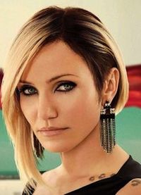 Corte bob desigual: fotos de los looks - Corte bob desigual Cameron Diaz