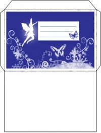 free printable Fairy Envelope