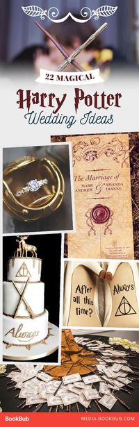 What could be more magical than a Harry Potter wedding? These charming ideas are swoon-worthy!