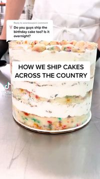 This is how the Milkbar ships their birthday cakes nationwide in America. #Milkbar #Birthdaycake #shippingcakes