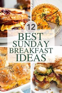 Make every Sunday morning a celebration with our curated list of 12 Sunday breakfast ideas! From fluffy pancakes to decadent brunch bakes, your Sunday breakfast is perfect for starting your day on a delicious note. Discover your new favorite breakfast ideas today!