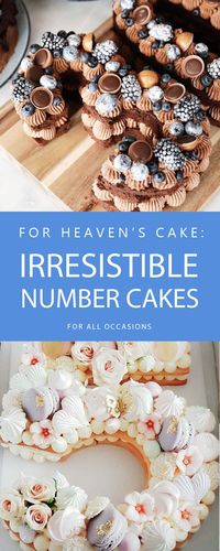 If you’re looking for a fabulous number cake to celebrate the birthday of your kid or a family member, number cakes are super easy to make and fun to decorate! #numbercakes