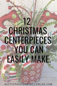 Are you looking for DIY Christmas centerpiece ideas. You can get easy simple dollar store ideas here. You will find tons of great mason jar ideas, with ornaments, and with candles. #diycenterpiece #christmascenterpieces #diychristmasdecor #diycrafts #christmascrafts #dollarstorecrafts