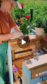 5-Minute Crafts Decor on Instagram: "A DIY gardening station to help you keep everything while gardening. 💚

#gardening101 #gardeninglife #plantsarefriends #plantsmakepeoplehappy #5minutecrafts #decor #trythis #idea #diy #creative"