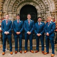 We are providing the Best Quality Mens suit, jackets, coats, velvet robes, tweed suits. we are specialist of making suits for wedding and for grooms and grooms men. we are happily accept orders in bulk for groomsmen and wedding party. The weight of this item is around 1000 -1200 grams. NOTE:- --------------- SLIGHT VARIATION IN COLOR IS POSSIBLE DUE TO DIFFERENT SCREENING AND PHOTOGRAPHIC RESOLUTIONS. Feel free to ask anything, we are here to help you. You can select your size according to US si