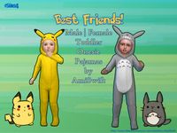 AmiSwift's Pikachu & Totoro Onesie