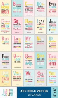 This says BIBLE VERSES FOR CHILDREN, but I think we ALL should carry a set with us.