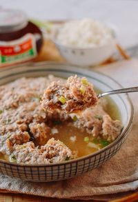 Steamed Pork Patty with Preserved Vegetables - The Woks of Life