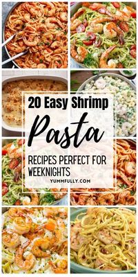 Are you ready to simplify your weeknight dinners with these Easy Shrimp Pasta Recipes? From garlic butter shrimp linguine to creamy Alfredo with shrimp, these simple, quick, and easy meals are not only delicious but elegant enough for special occasions.