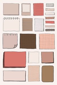 Free vector blank reminder paper notes v... | Free Vector #Freepik #freevector