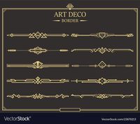 art deco border - Google Search