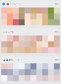 。・*。*…。・。*…・。*… procreate color palettes :3 #cutecore #art