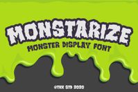 Monstarize is a cute and quirky display font. It will add an incredibly joyful touch to your designs. Add this...