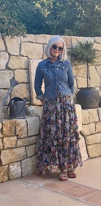 How to Rock a Jean Jacket After 50 - Cindy Hattersley Design