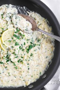 Creamy Lemon Orzo