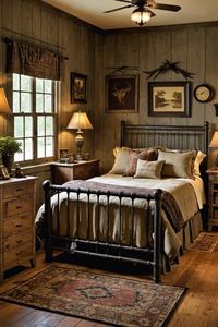 Celebrate rustic charm in your bedroom with these 20 primitive bedroom ideas! Discover cozy decorating inspiration, vintage accents, and warm color palettes to create a snug retreat. Get inspired to create your dream bedroom now!