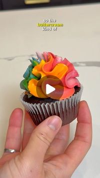 Steph Carr on Instagram: "The Russian piping tip saga continues! Dare I say I’m happy with how these turned out?? 👀🌈

#buttercream #satisfying"