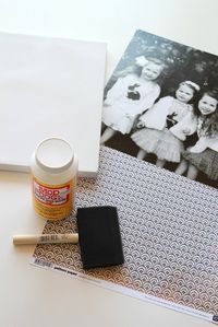 Do it yourself photo canvas. Seems easier then other tutorials I've seen! Such a great idea!