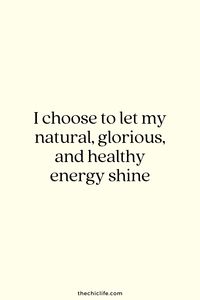 Click for my list of health affirmations to live by. Get aesthetic affirmation pictures and more inspiration for living your healthiest and happiest life. Let your natural energy shine!