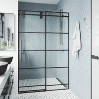 VIGO Elan 60 in. X 74 in. Frameless Sliding Shower Door With ProtecGlass™ - Shower Doors - Shower