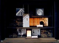 Stage Design. Interesting Concept... Glass Menagerie might be cool like this.