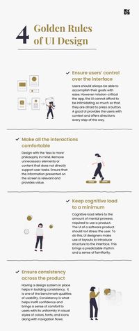 The 4 golden rules of UI design have been derived from standard visual design principles and are fundamental to designing user-friendly interfaces. Good UI design is centered upon making the users feel at ease, and these rules ensure that your interface is simple, effective, and a pleasure to use for everyone. Read our blog to learn about the application of these 4 golden rules in detail. 🔖 Follow Koru UX Design for regular UX insights!