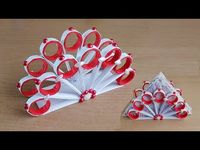 Kağıttan Peçetelik Yapımı / How to Make Paper Napkin Holder - Napkin Holder Ideas - DIY - YouTube