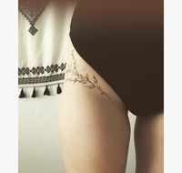 Cute but ouch #vintage_style_tattoo