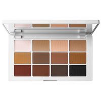 What it is: A universal must-have matte palette formulated to be easily buildable so that it can go from natural to dramatic without causing fallout.Ingredient Callouts: This product is also gluten-free, paraben-free, and cruelty-free.What Else You Need to Know: Inspired by human skin tones from light to deep, this custom, pro matte formula has a featherlight creamy feel and applies evenly with medium buildable and blendable coverage. The timeless palette offers superior grip and adherence with