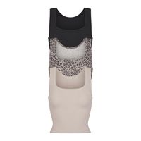 COTTON RIB TANK 3-PACK | SNOW LEOPARD MULTI