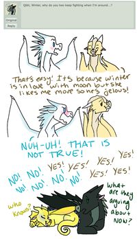 Winter and Qibli shenanigans by KaylasCorner