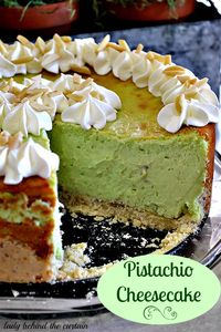 Pistachio Cheesecake - Lady Behind the Curtain