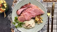 Andrea Buckett's Easy Spiced Ham with Pineapple Salsa